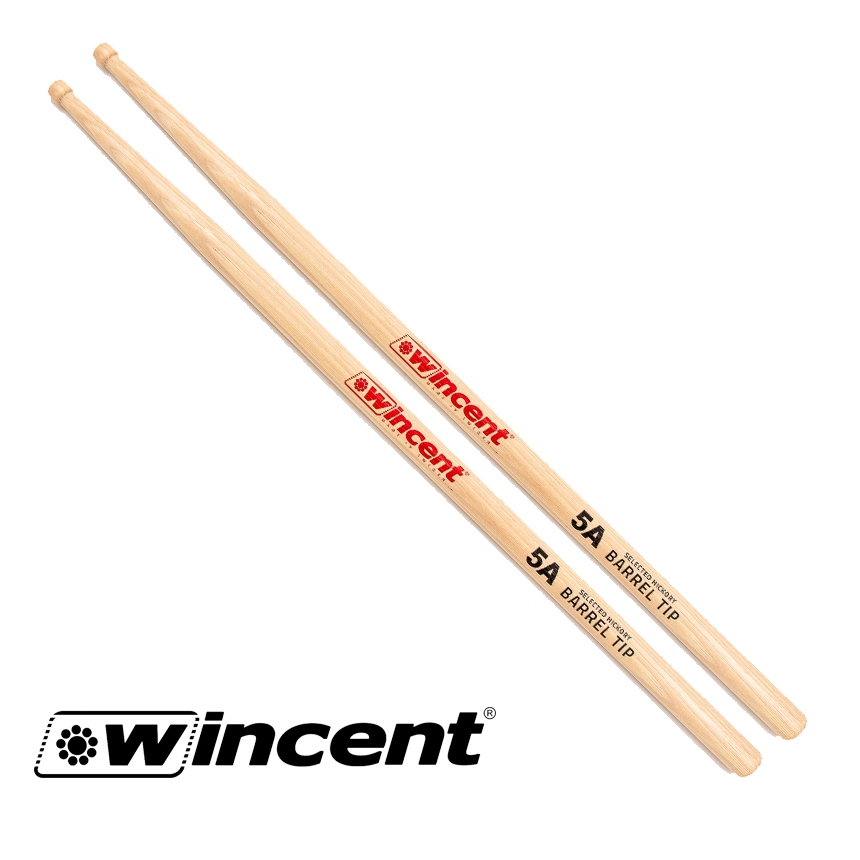 윈센트 Wincent W-5ABT,W-5ART 배럴팁 5A 드럼스틱